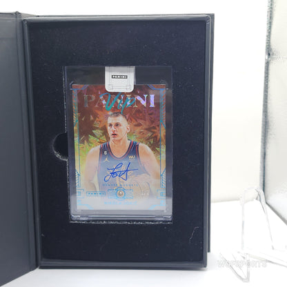 2023 Panini National VIP Autographed 1/2 Nikola Jokic #NJ Denver Nuggets