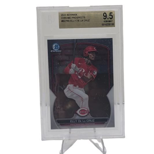 2023 BOWMAN CHROME PROSPECTS ELLY DE LA CRUZ #BCP65 BGS 9.5