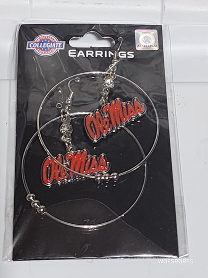 NCAA Team Earring- Assorted Teams & Style Choose Your