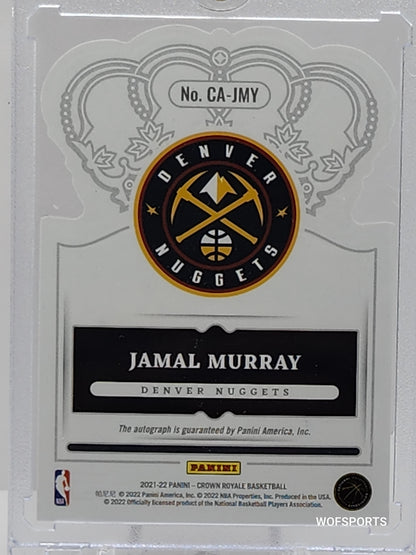 2021-22 Panini Crown Royale - Crown Autographs Bronze id#/99 #CA-JMY Jamal Murray