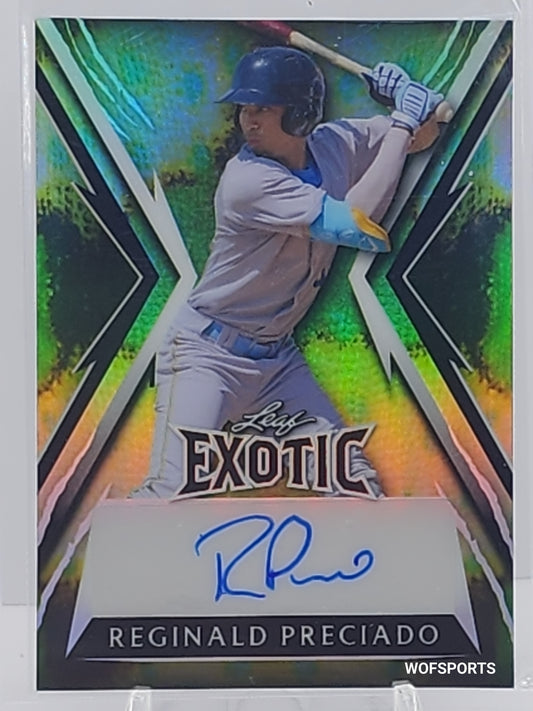 2023 Leaf Exotic Auto 3/7 Reginald Preciado #BA-RP1 - CUBS
