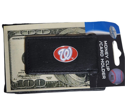 MLB Team Leather Cash & Cardholder - Choose Yours