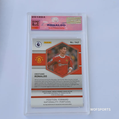 Cristiano Ronaldo 2021-22 Panini Mosaic English Premier League #142 Parish 9 Mint
