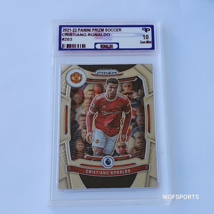 2021-22 Panini Prizm Premier League Cristiano Ronaldo #283 Parish 10 Gem Mint