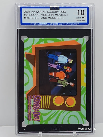 2003 Inkworks Scooby-Doo Mysteries & Monsters #51 - Scooby-Doo Video TV Movies 2 ISA Gem Mint 10