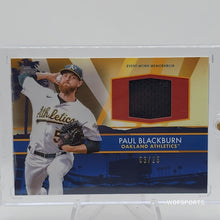 Load image into Gallery viewer, 2022 Topps Stitches Relic 3/25 Paul Blackburn #ASSC-PB Oakland Athletics

