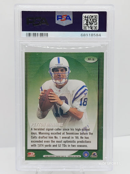 2000 Donruss Preferred Pen Pals Autograph Peyton Manning Indianapolis Colts #PP-18 PSA 8 NM-MT