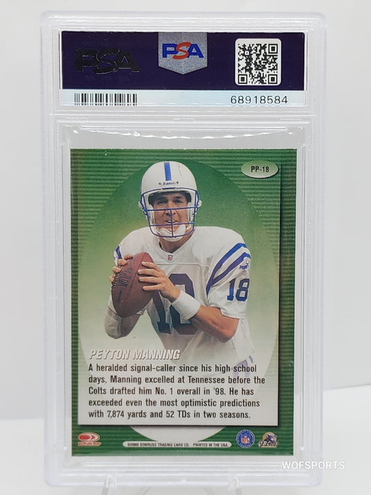 2000 Donruss Preferred Pen Pals Autograph Peyton Manning Indianapolis Colts #PP-18 PSA 8 NM-MT