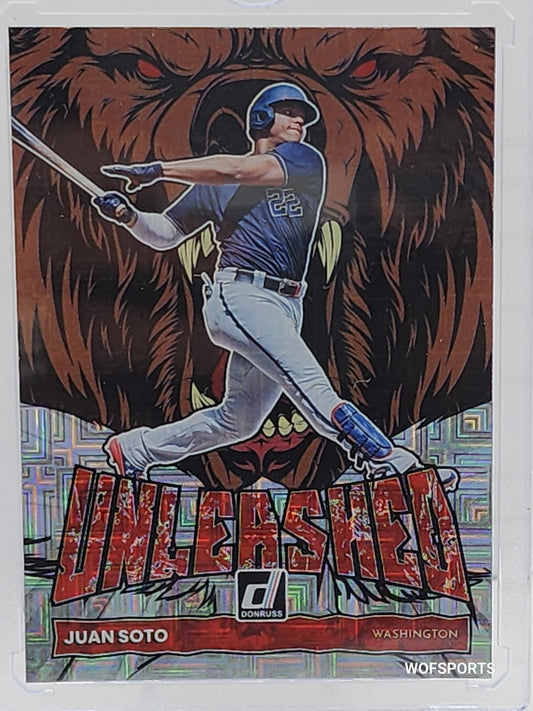 2022 Panini Donruss Juan Soto Unleashed Vector Parallel #UL-8 Washington Nationals