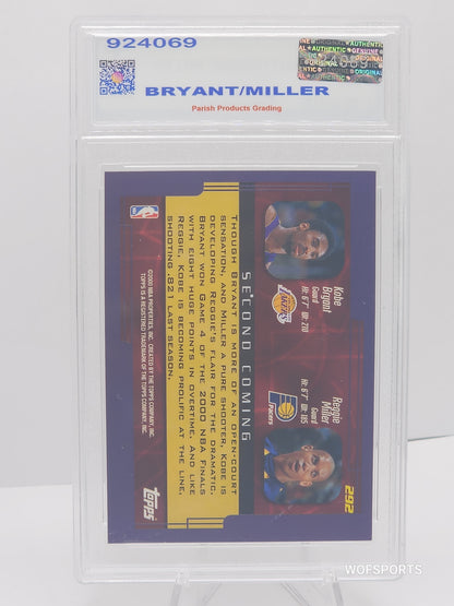 2000 Topps #292 Kobe Bryant/Reggie Miller Parish 8 NM-MT Los Angeles Lakers HOF