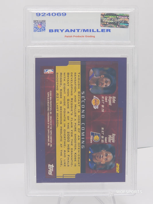 2000 Topps #292 Kobe Bryant/Reggie Miller Parish 8 NM-MT Los Angeles Lakers HOF