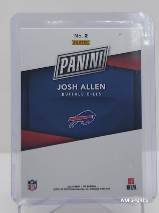 2023 Panini National Convention - Josh Allen - #2 Red Parallel 23/99