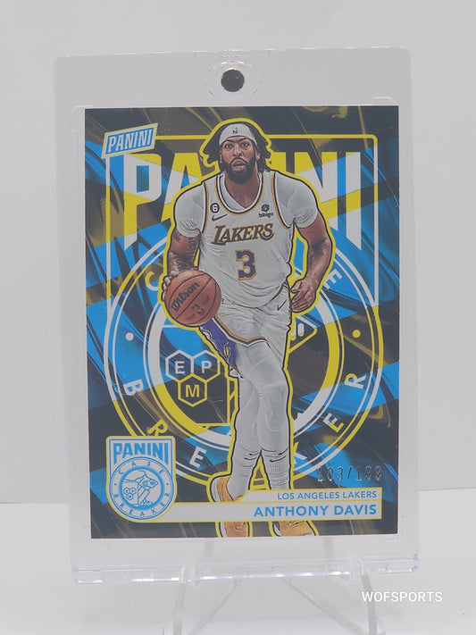 2023 Panini Case Breaker #/199 Anthony Davis Los Angeles Lakers #48