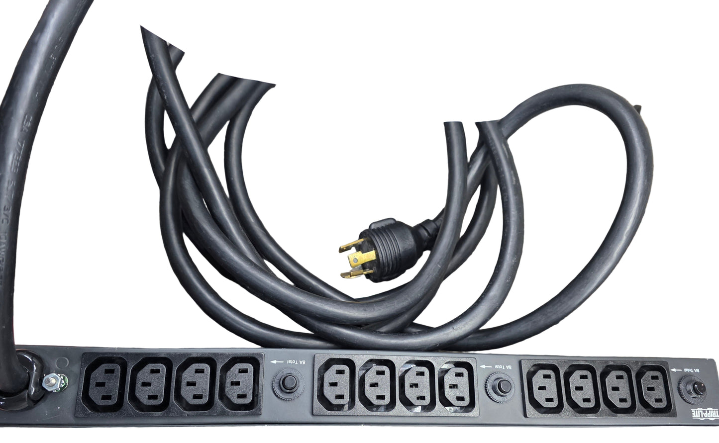 Tripp Lite Basic PDU, 30A, 20 Outlets (16 C13 & 4 C19), 200/208/240V, L6-30P Input, 15' Cord, 1U Rack-Mount Power, 5 Year Warranty (PDU1230)