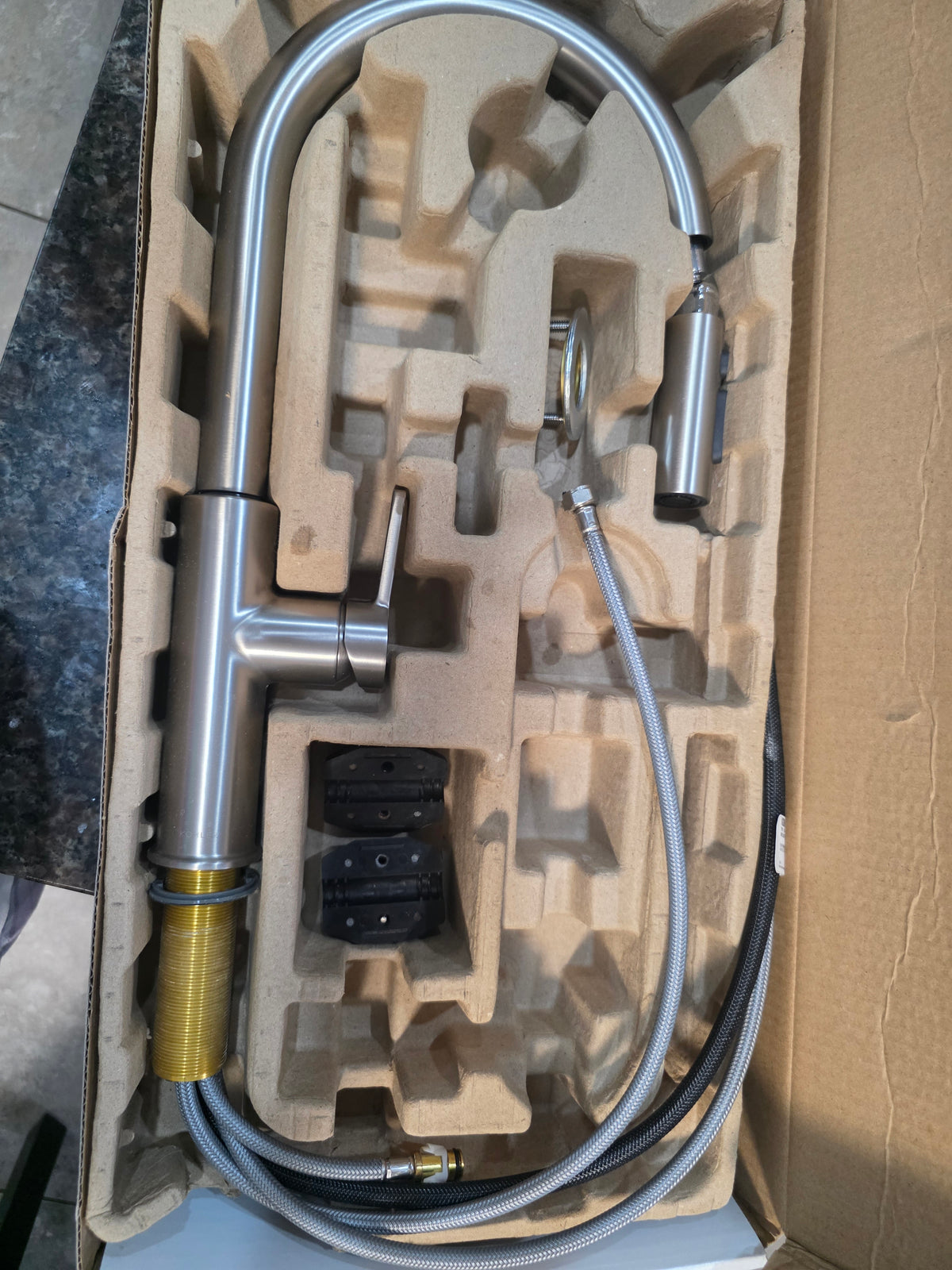 Kohler Rodean Kitchen Sink Faucet Stainless Steel Open Box
