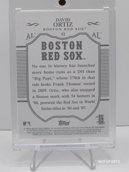 2009 Topps Sterling 127/250 David Ortiz #52 Boston Red Sox