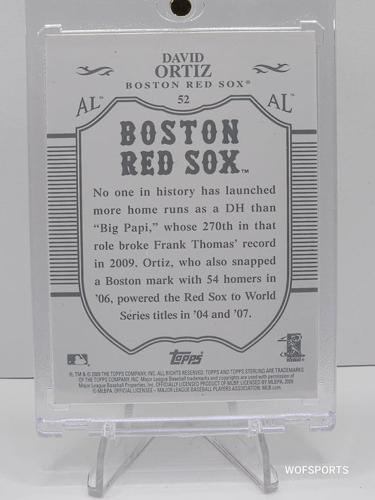 2009 Topps Sterling 127/250 David Ortiz #52 Boston Red Sox