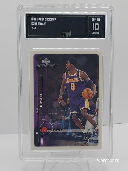 1999 Upper Deck MVP Kobe Bryant #74 Los Angeles Lakers
