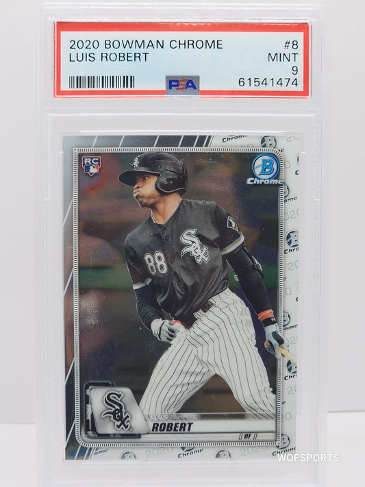 2020 Bowman Chrome Luis Robert Rookie RC #8 Chicago White Sox PSA 9 Mint