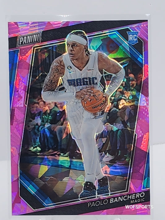 2023 Panini The National Gold Vip Paolo Banchero 3/75 Pink Cracked Ice Orlando Magic