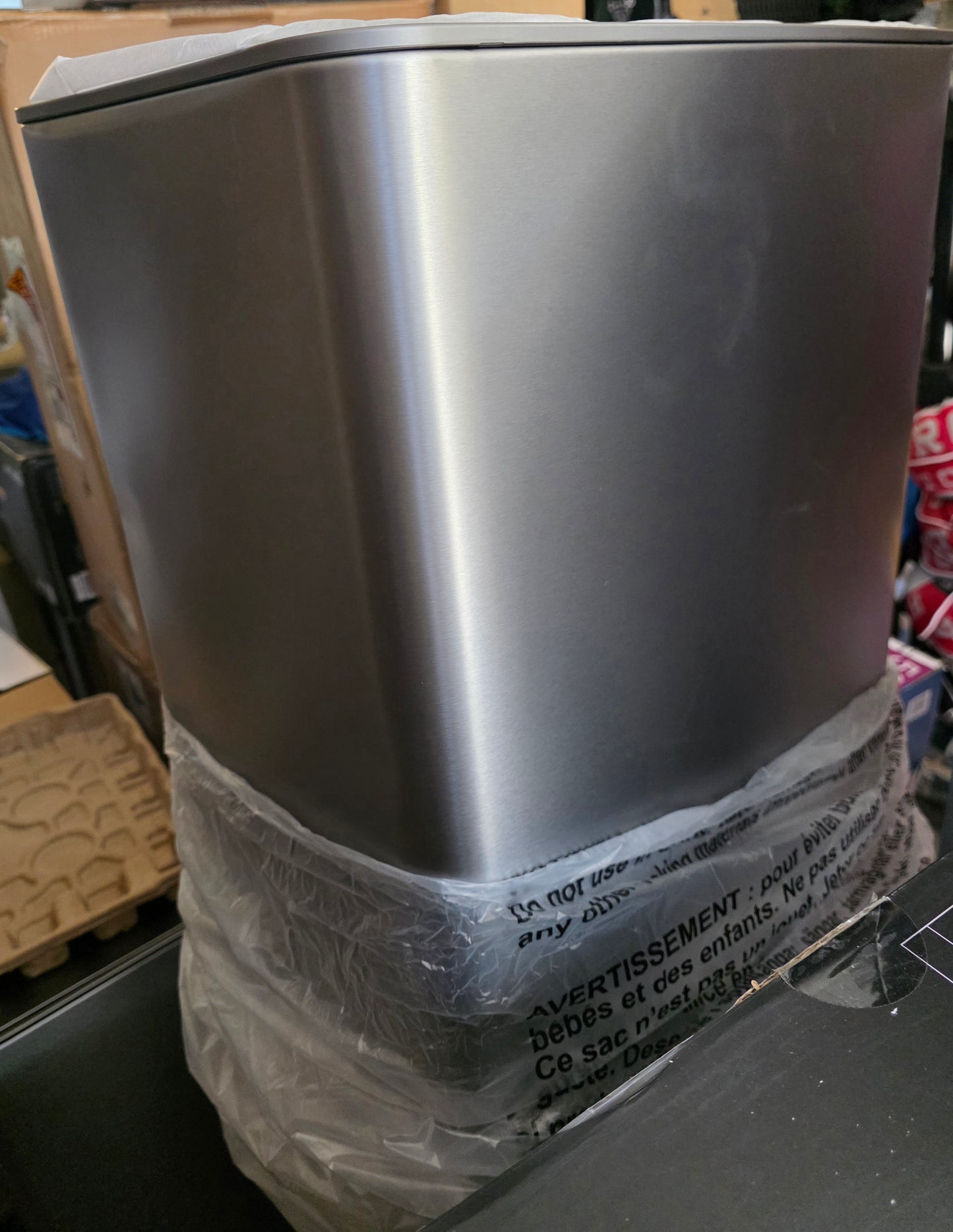Kohler 47L Step Trash Can Open Box