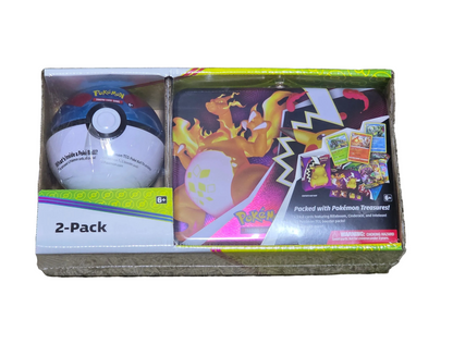 Pokémon TCG Tin Ball & Pokémon Treasures Box - Assorted