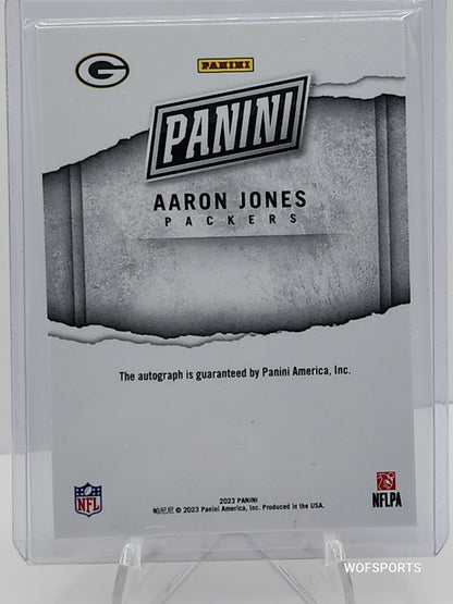 2023 Panini The National Patch Signature Aaron Jones 7/25 Green Bay Packers