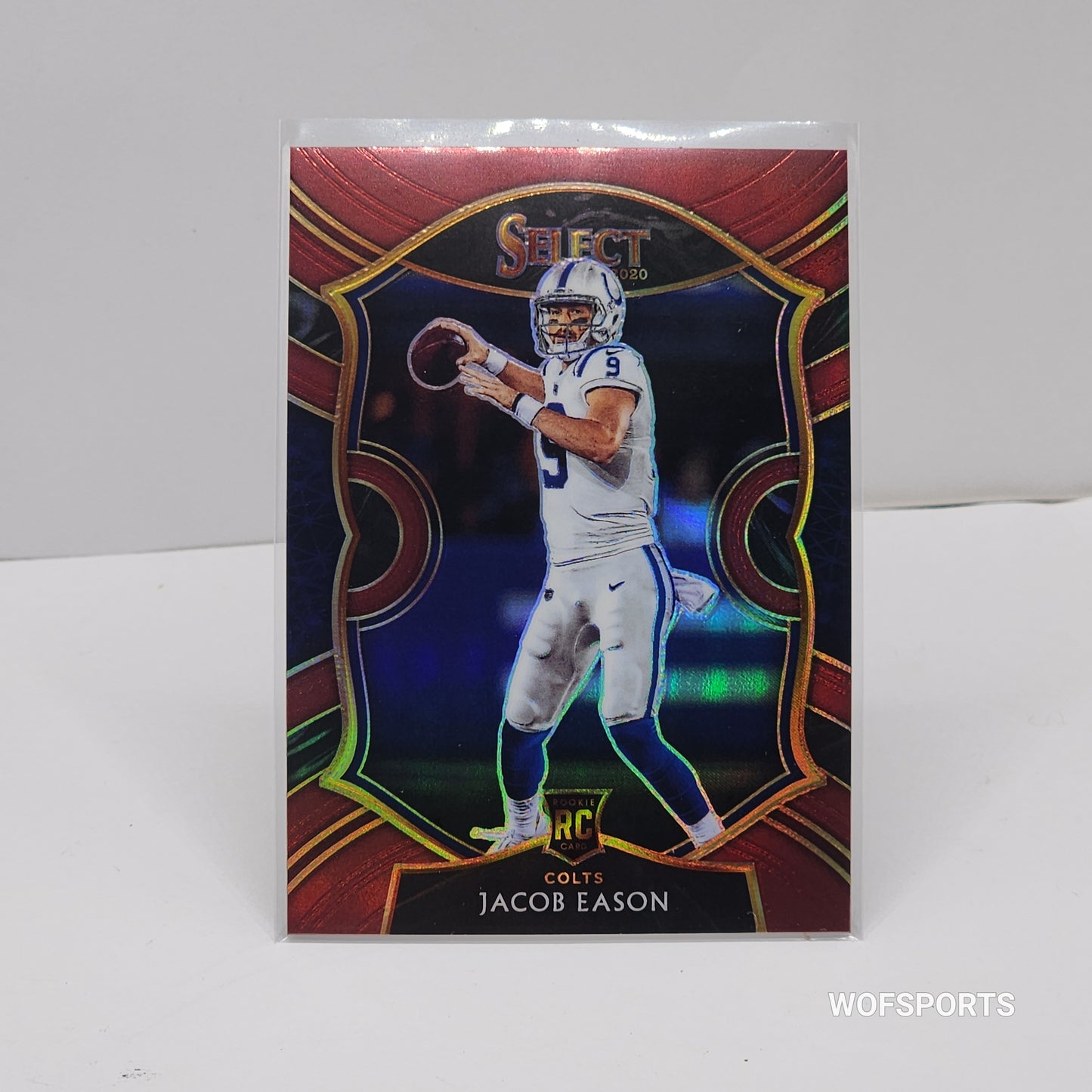 2020 Panini Select Red Prizm Jacob Eason RC id#/149 #48 Colts