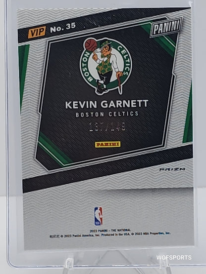 2023 Panini VIP NATIONAL CONVENTION Blue Cracked Ice 137/149 KEVIN GARNETT #35 Boston Celtics