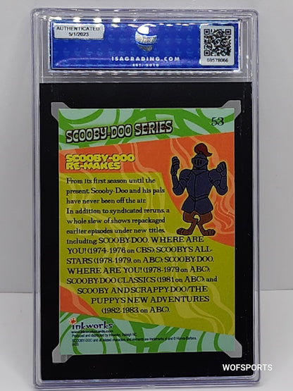 2003 Inkworks Scooby-Doo Mysteries & Monsters #53 - Scooby-Doo Re-Makes ISA Gem Mint 10