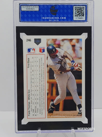 1991 Upper Deck Frank Thomas #246 Chicago White Sox ISA 10 Gem Mint