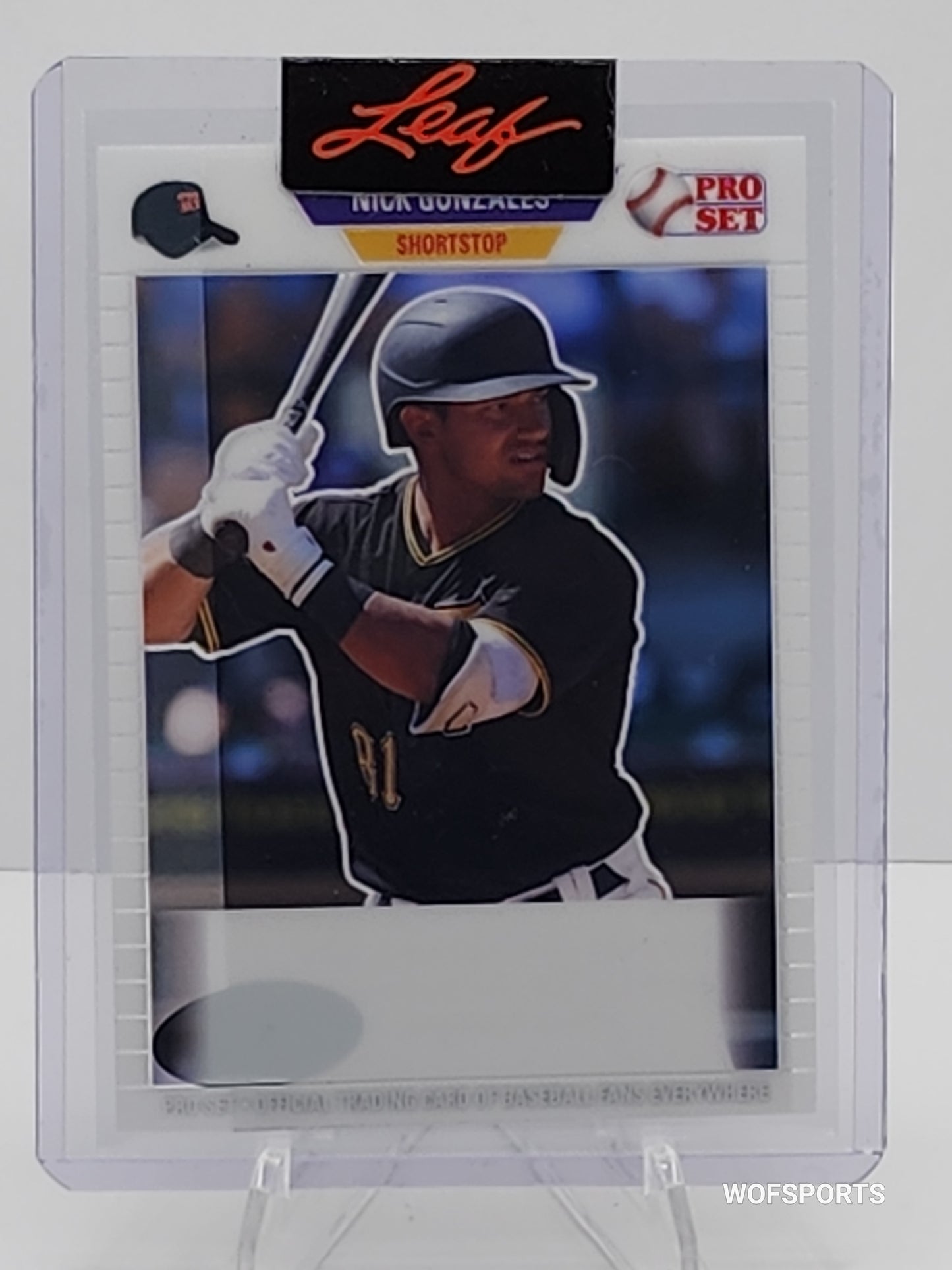 2021 Leaf Pre-Production Proof 1/1 Nick Gonzales Pittsburgh Pirates