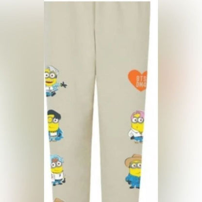 BTS x Despicable Me Minion Sweatpants SZ Small