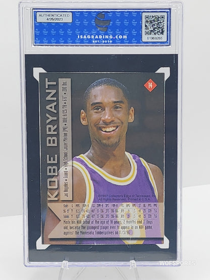 1997 Collector's Edge Impulse Gold Kobe Bryant #14 ISA 8.5 - LOW POP