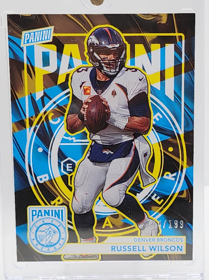 2023 Panini National Case Breaker #8 Russell Wilson 174/199 Denver Broncos