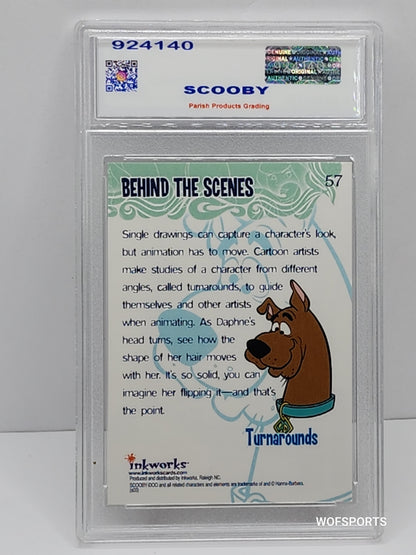 2003 Inkworks Scooby-Doo Mysteries & Monsters #57 - Turnarounds Parish Gem Mint 10
