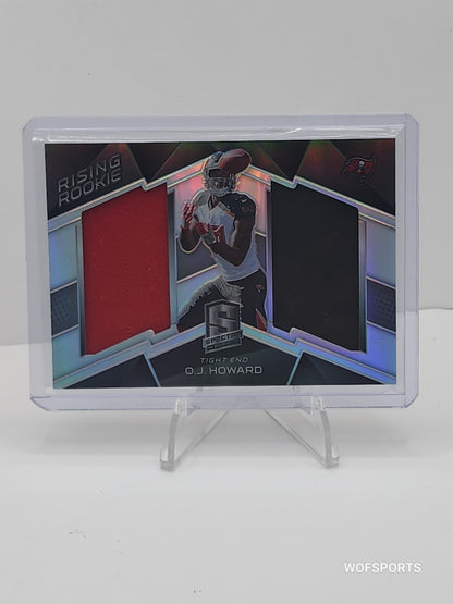2017 Panini Spectra Rising Rookie Material /199 O.J. Howard #19 Tampa Bay Buccaneers