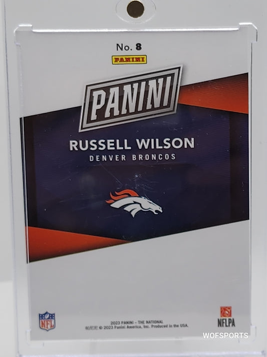2023 Panini National Case Breaker #8 Russell Wilson 174/199 Denver Broncos