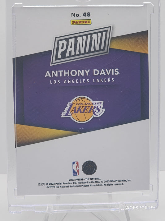 2023 Panini Case Breaker #/199 Anthony Davis Los Angeles Lakers #48
