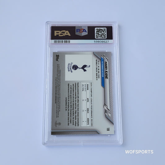 2019-20 Topps Chrome UCL Harry Kane #18 PSA 9 Mint