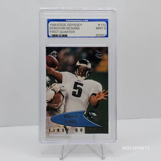 1999 Edge Odyssey Donovan McNabb #112 Philadelphia Eagles PGS 9 Mint