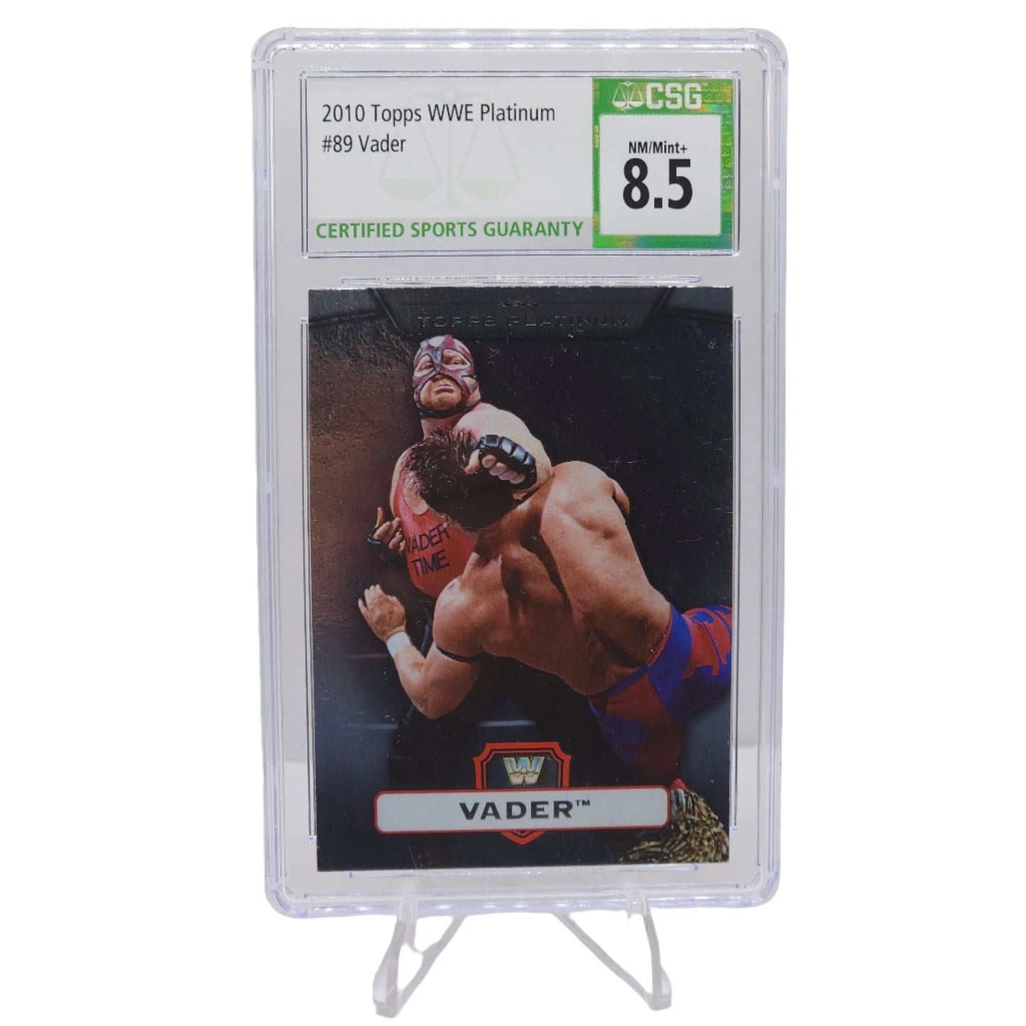 2010 Topps WWE Platinum #89 Vader CSG 8.5