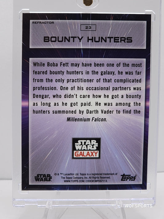 2022 Topps Chrome Star Wars Galaxy Bounty Hunters #23