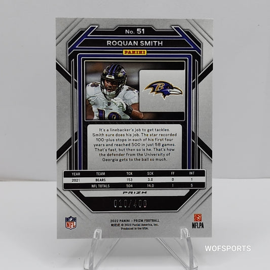 2022 Prizm Pandora Roquan Smith #51  /400