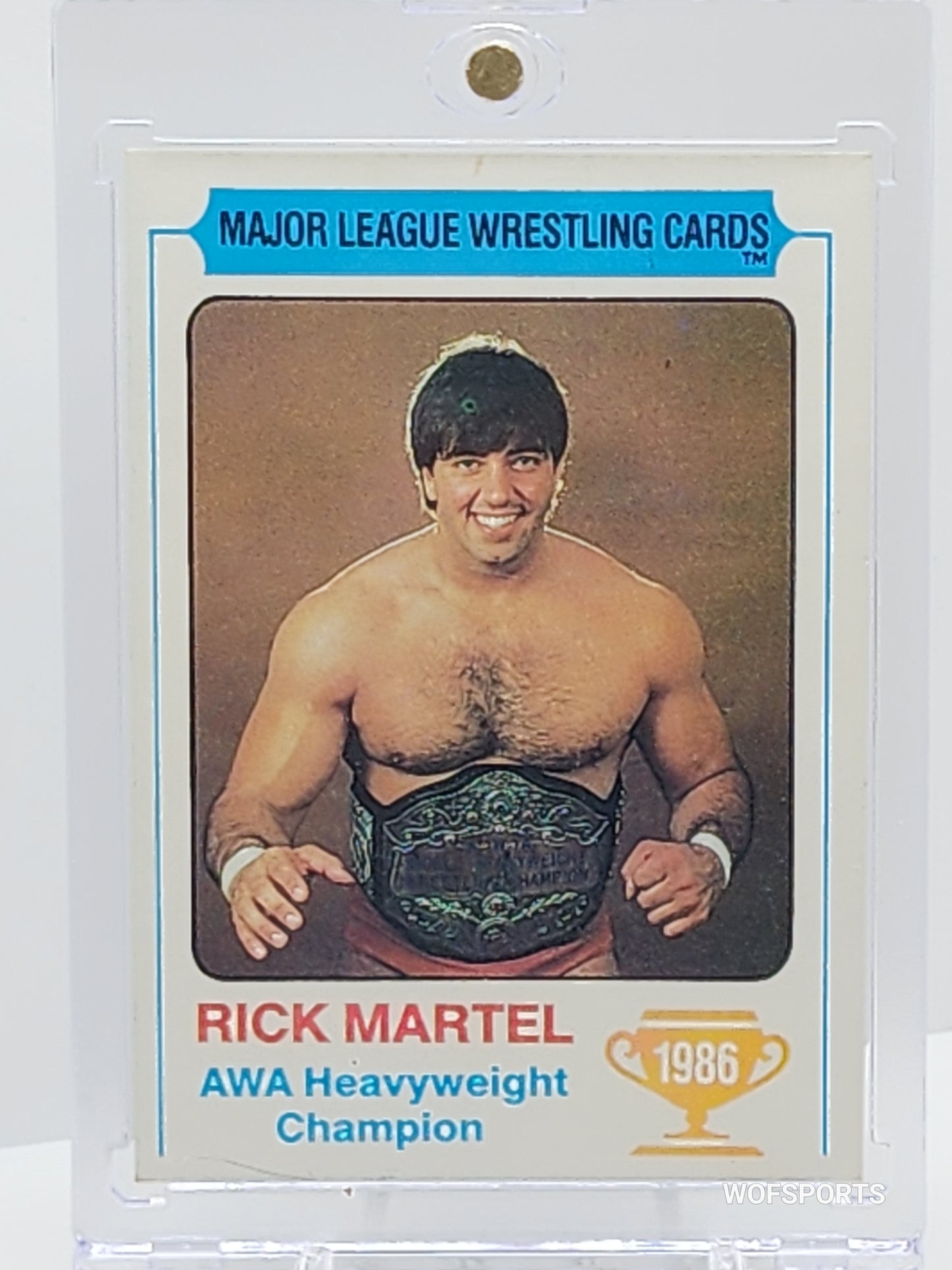 1985 Major League Wresting Cards Rick Martel 1986 AWA Heavyweight Champion