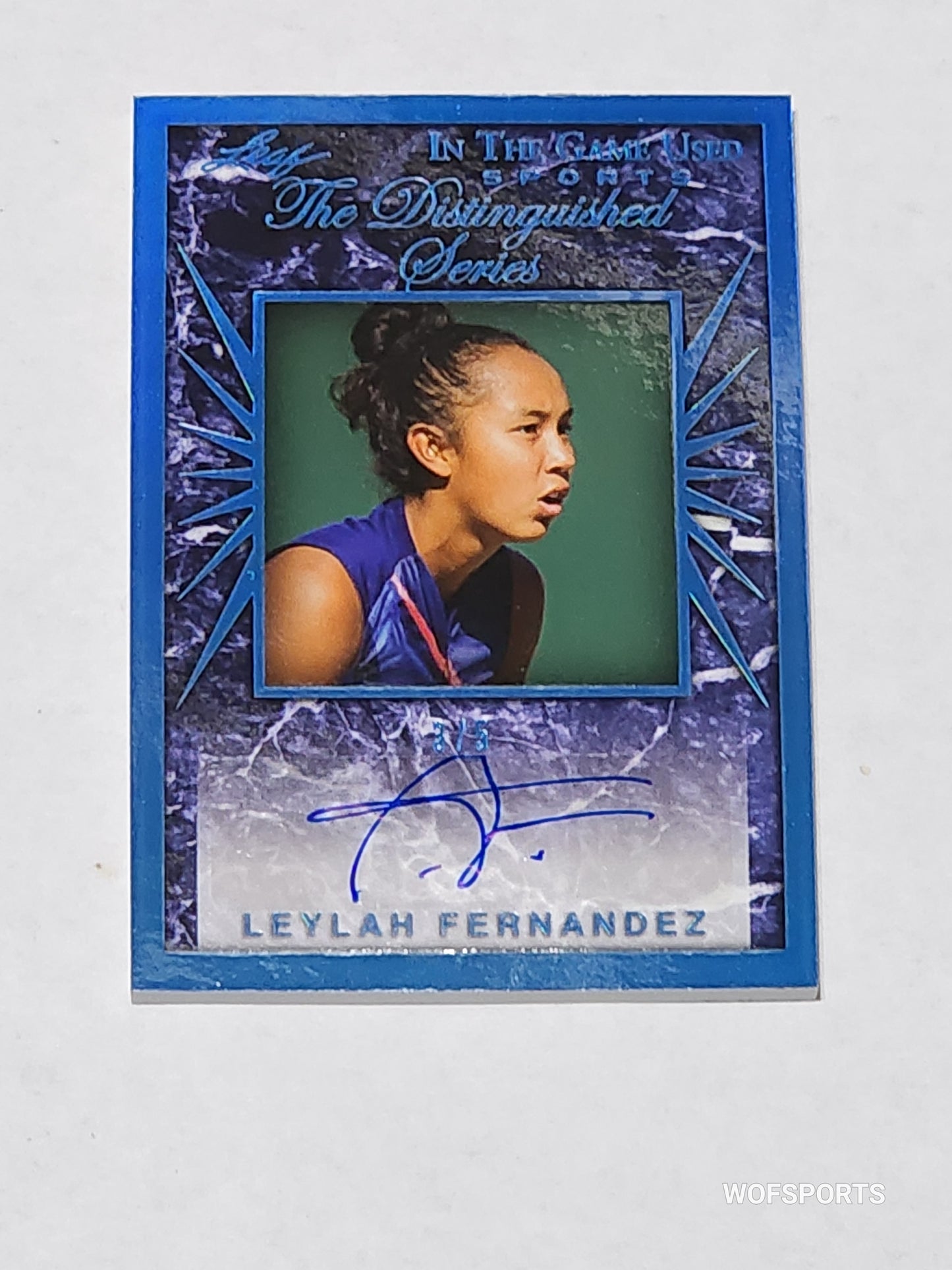 2022 Leaf In The Game Used Sports Leylah Fernandez #DS-LF1 #/5