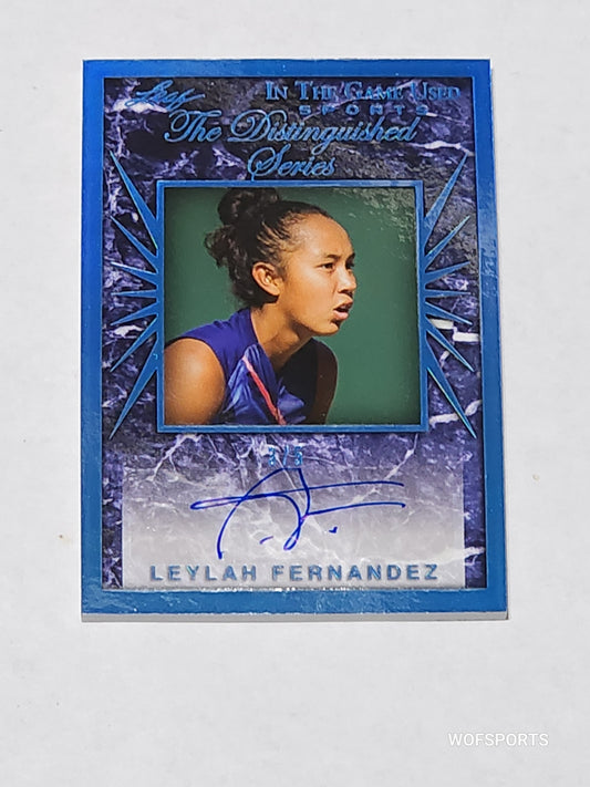 2022 Leaf In The Game Used Sports Leylah Fernandez #DS-LF1 #/5