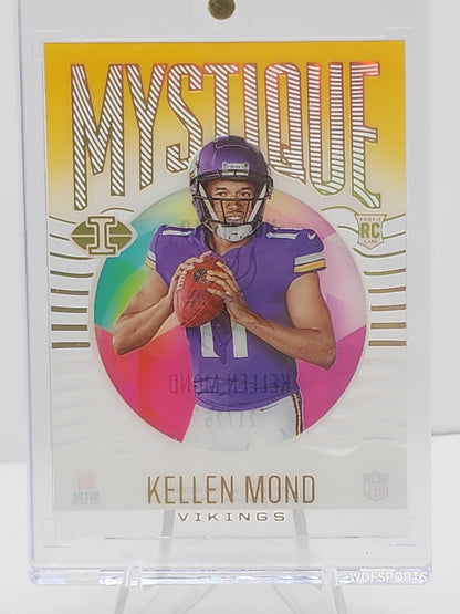 2021 Panini Illusions Mystique Yellow 21/25 Kellen Mond #MY-19 Rookie Auto RC