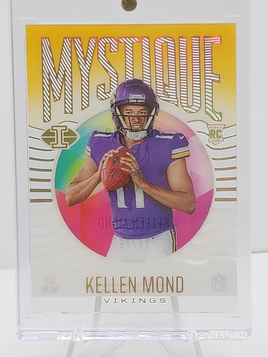 2021 Panini Illusions Mystique Yellow 21/25 Kellen Mond #MY-19 Rookie Auto RC