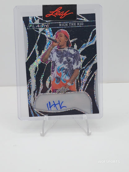 Leaf Flash Auto 2/2 Rich The Kid #BA-RK1